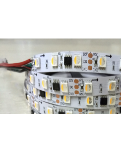 12V 5 meters 300 LEDs IP20 non-waterproof digital programmable addressable TM1814 RGBW 5050 light strip