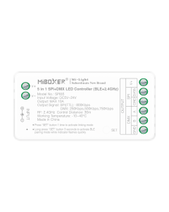 MiBoxer SPIB5 BLE+2.4G 5 in 1 SPI+DMX LED Controller