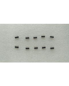 10 pieces of 4-pin male-male RGB 5050 LED connectors