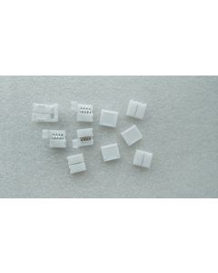 10 pieces of 4-pin non-solder 10mm 5050 RGB LED connector
