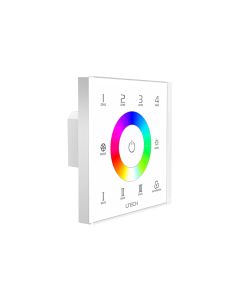2-in-1 LTech EX7S 4-zone RGB LED touch panel controller