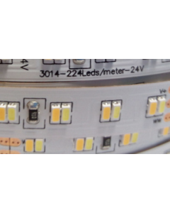 24V 5 meters 1120 LEDs color temperature adjustable 3014 dual white light strip