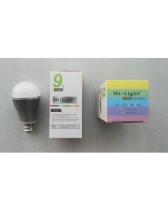 FUT016 Mi Light 9W 2.4GHz RF WiFi remote RGBW LED bulb