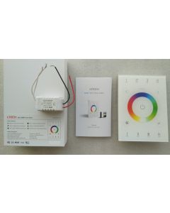 UX8 RGBW 4 zones DMX in-wall touch panel LED controller 
